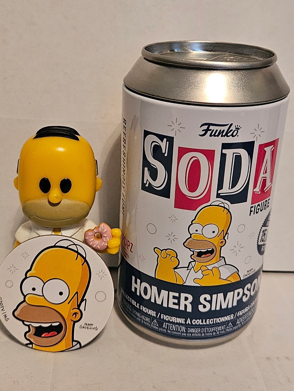 Funko Pop! Soda The Simpsons Homer with Pog and Can